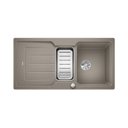 BLANCO CLASSIC NEO 6 S Silgranit PuraDur Tartufo odwracalny, korek auto., InFino, deska tworzywo, odsączaraka stalowa