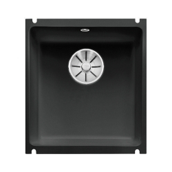 BLANCO SUBLINE 375-U Ceramika PuraPlus czarny, InFino
