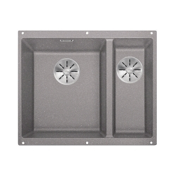BLANCO SUBLINE 340/160-U Silgranit alumetalik lewa, InFino