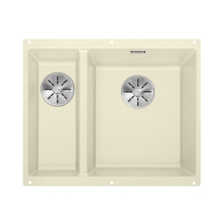 BLANCO SUBLINE 340/160-U Silgranit PuraDur Jaśmin prawa, InFino