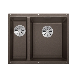 BLANCO SUBLINE 340/160-U Silgranit kawowy prawa, InFino