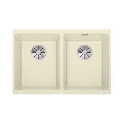 BLANCO SUBLINE 350/350-U Silgranit PuraDur Jaśmin, InFino