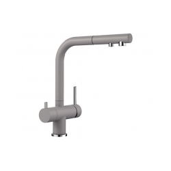 BLANCO FONTAS-S II Silgranit-Look alumetalik z wyciąganą wylewką