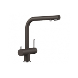 BLANCO FONTAS-S II Silgranit-Look kawowy z wyciąganą wylewką