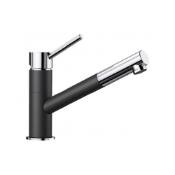 BLANCO KANO-S Silgranit-Look antracyt/chrom