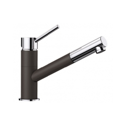 BLANCO KANO-S Silgranit-Look kawowy/chrom