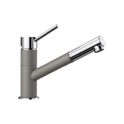 BLANCO KANO-S Silgranit-Look Tartufo/Chrom