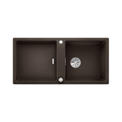 BLANCO ADON XL 6 S Silgranit PuraDur Kawowy odwracalny, korek auto., InFino