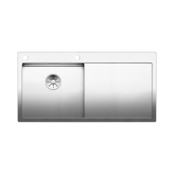 BLANCO CLARON 5 S-IF stal polerowana lewa, korek auto., InFino, PushControl