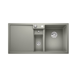 BLANCO COLLECTIS 6 S Silgranit PuraDur Perłowoszary prawa, korek auto., InFino, wkład z pokrywką