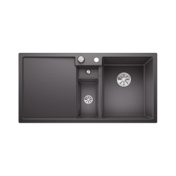 BLANCO COLLECTIS 6 S Silgranit szarość skały prawa, korek auto., InFino, wkład z pokrywką