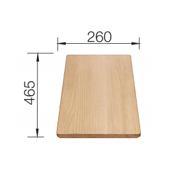 BLANCO Deska drewniana buk, 465x260, [FAVOS MINI]