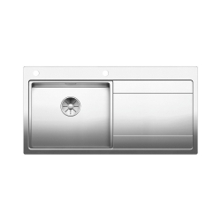 BLANCO DIVON II 5 S-IF stal polerowana lewa, korek auto., InFino