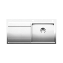 BLANCO DIVON II 5 S-IF stal polerowana prawa, korek auto., InFino