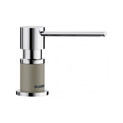 BLANCO LATO - dozownik Silgranit-Look tartufo/chrom