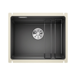 BLANCO ETAGON 500-U Ceramika PuraPlus bazaltowy, InFino, szyny