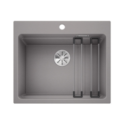 BLANCO ETAGON 6 Silgranit alumetalik, InFino, szyny