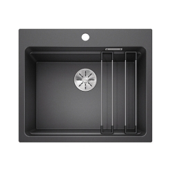 BLANCO ETAGON 6 Silgranit antracyt, InFino, szyny