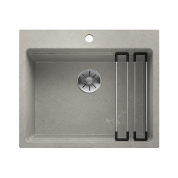 BLANCO ETAGON 6 Silgranit PuraDur Beton, InFino, szyny