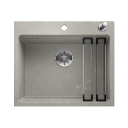 BLANCO ETAGON 6 Silgranit PuraDur Beton, korek auto., InFino, szyny