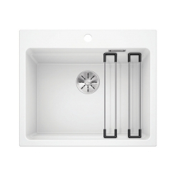 BLANCO ETAGON 6 Silgranit biały, InFino, szyny