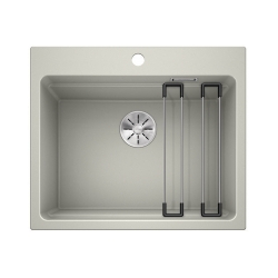 BLANCO ETAGON 6 Silgranit PuraDur Perłowoszary, InFino, szyny