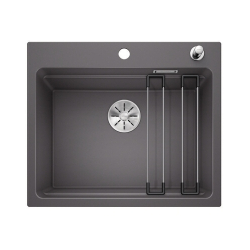 BLANCO ETAGON 6 Silgranit szarość skały, korek auto., InFino, szyny