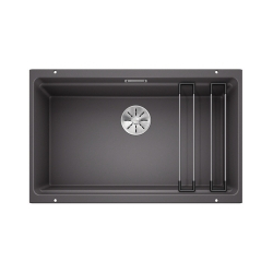 BLANCO ETAGON 700-U Silgranit szarość skały, InFino, szyny 525168