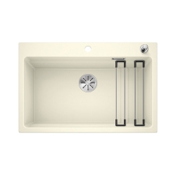 BLANCO ETAGON 8 Silgranit PuraDur Jaśmin, korek auto., InFino, szyny