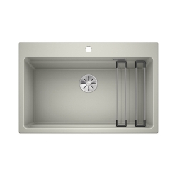 BLANCO ETAGON 8 Silgranit PuraDur Perłowoszary, InFino, szyny