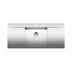 BLANCO FLOW 5 S-IF Stal polerowana, korek auto., InFino, PushControl