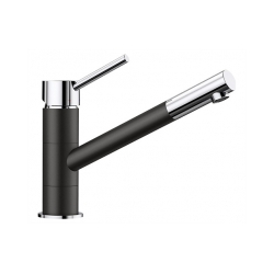 BLANCO KANO Silgranit-Look czarny/chrom