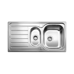 BLANCO LANIS 6 S Stal szczotkowana odwracalny, korek auto., odsączarka stalowa