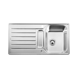 BLANCO LANTOS 5 S-IF stal szczotkowana odwracalny, korek auto., odsączarka stalowa