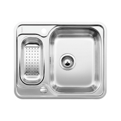 BLANCO LANTOS 6-IF stal szczotkowana odwracalny, korek auto., odsączarka stalowa