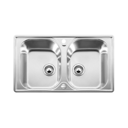 BLANCO LANTOS 8-IF Stal szczotkowana odwracalny, korek auto.