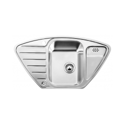 BLANCO LANTOS 9 E-IF stal szczotkowana narożny, korek auto.