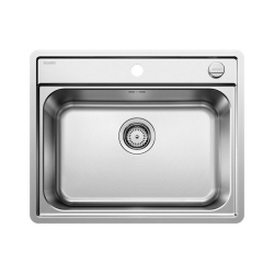 BLANCO LEMIS 6-IF stal szczotkowana, korek auto.