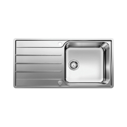 BLANCO LEMIS XL 6 S-IF stal szczotkowana, odwracalny, korek auto.