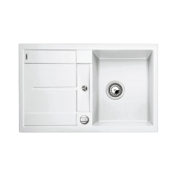 BLANCO METRA 45 S Silgranit biały odwracalny, korek auto.