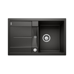 BLANCO METRA 45 S Silgranit czarny odwracalny, korek auto.