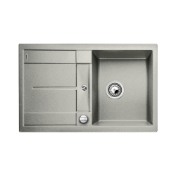 BLANCO METRA 45 S Silgranit PuraDur Perłowoszary odwracalny, korek auto.