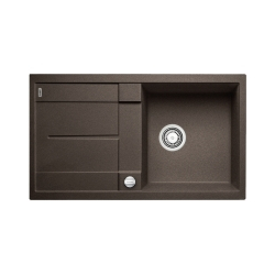 BLANCO METRA 5 S-F Silgranit kawowy odwracalny, korek auto.