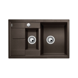 BLANCO METRA 6 S Compact Silgranit kawowy odwracalny, korek auto.