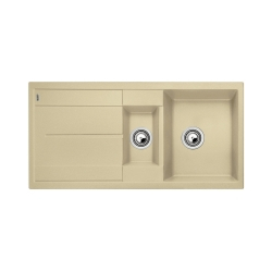 BLANCO METRA 6 S Silgranit PuraDur Szampan odwracalny