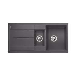 BLANCO METRA 6 S Silgranit szarość skały odwracalny