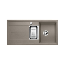 BLANCO METRA 6 S Silgranit tartufo odwracalny, korek auto., odsączarka stalowa