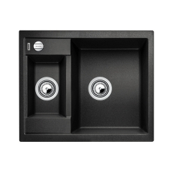 BLANCO METRA 6 Silgranit antracyt odwracalny, korek auto.