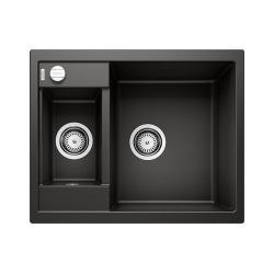 BLANCO METRA 6 Silgranit czarny odwracalny, korek auto.