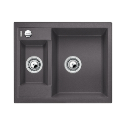 BLANCO METRA 6 Silgranit szarość skały odwracalny, korek auto.